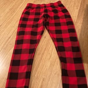 Fleece lined pants